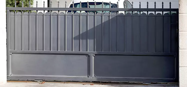 Metal Driveway Gate Installation Edmonton